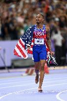 Paris 2024 - 400m - Quincy Hall Wins Bronze