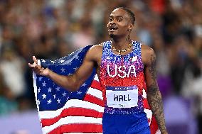 Paris 2024 - 400m - Quincy Hall Wins Bronze