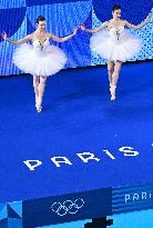 (PARIS2024) FRANCE-SAINT-DENIS-OLY-ARTISTIC SWIMMING