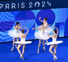 (PARIS2024) FRANCE-SAINT-DENIS-OLY-ARTISTIC SWIMMING