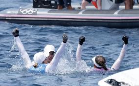 Paris 2024 - Netherland’s Marit Bouwmeester Takes Gold In Women's Dinghy