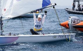 Paris 2024 - Netherland’s Marit Bouwmeester Takes Gold In Women's Dinghy