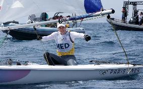 Paris 2024 - Netherland’s Marit Bouwmeester Takes Gold In Women's Dinghy