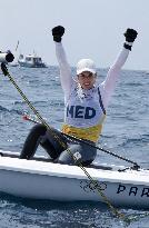 Paris 2024 - Netherland’s Marit Bouwmeester Takes Gold In Women's Dinghy