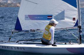 Paris 2024 - Netherland’s Marit Bouwmeester Takes Gold In Women's Dinghy