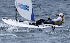 Paris 2024 - Netherland’s Marit Bouwmeester Takes Gold In Women's Dinghy