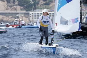 Paris 2024 - Netherland’s Marit Bouwmeester Takes Gold In Women's Dinghy