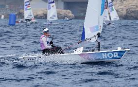 Paris 2024 - Netherland’s Marit Bouwmeester Takes Gold In Women's Dinghy