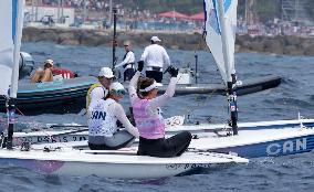 Paris 2024 - Netherland’s Marit Bouwmeester Takes Gold In Women's Dinghy