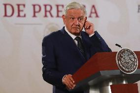 Mexico’s President Andres Manuel Lopez Obrador Briefing