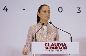 Claudia Sheinbaum, Mexico's Virtual President-elect, Meets With Governors Of The West Region