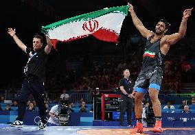 Paris 2024 - Iran’s Mohammadhadi Saravi Takes Gold In Men's Greco-Roman 97kg