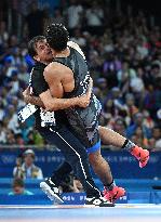 Paris 2024 - Iran’s Mohammadhadi Saravi Takes Gold In Men's Greco-Roman 97kg