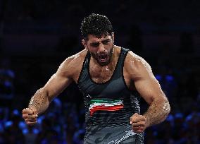 Paris 2024 - Iran’s Mohammadhadi Saravi Takes Gold In Men's Greco-Roman 97kg