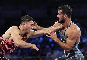 Paris 2024 - Japan’s Kusaka Nao Takes Gold In The Men's Greco-Roman 77kg