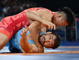 Paris 2024 - Japan’s Kusaka Nao Takes Gold In The Men's Greco-Roman 77kg