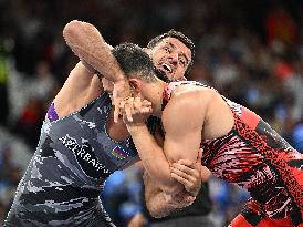 Paris 2024 - Japan’s Kusaka Nao Takes Gold In The Men's Greco-Roman 77kg