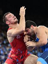 Paris 2024 - Japan’s Kusaka Nao Takes Gold In The Men's Greco-Roman 77kg