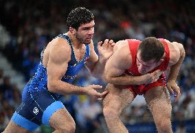 Paris 2024 - Japan’s Kusaka Nao Takes Gold In The Men's Greco-Roman 77kg