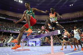 Paris 2024 - Morocco’s El Bakkali Takes Gold In Men's 3000m Steeplechase