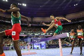 Paris 2024 - Morocco’s El Bakkali Takes Gold In Men's 3000m Steeplechase