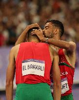 Paris 2024 - Morocco’s El Bakkali Takes Gold In Men's 3000m Steeplechase