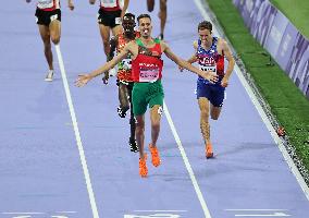 Paris 2024 - Morocco’s El Bakkali Takes Gold In Men's 3000m Steeplechase