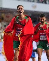 Paris 2024 - Morocco’s El Bakkali Takes Gold In Men's 3000m Steeplechase