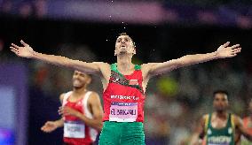 Paris 2024 - Morocco’s El Bakkali Takes Gold In Men's 3000m Steeplechase