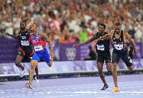 Paris 2024 - USA’s Hall Takes Gold In The Men's 400m Final