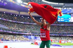 Paris 2024 - Morocco’s El Bakkali Takes Gold In Men's 3000m Steeplechase