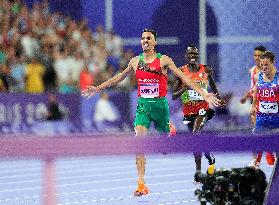 Paris 2024 - Morocco’s El Bakkali Takes Gold In Men's 3000m Steeplechase