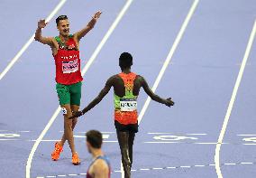 Paris 2024 - Morocco’s El Bakkali Takes Gold In Men's 3000m Steeplechase