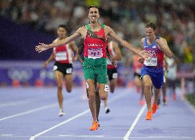 Paris 2024 - Morocco’s El Bakkali Takes Gold In Men's 3000m Steeplechase