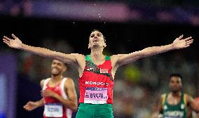 Paris 2024 - Morocco’s El Bakkali Takes Gold In Men's 3000m Steeplechase