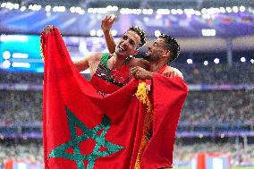 Paris 2024 - Morocco’s El Bakkali Takes Gold In Men's 3000m Steeplechase