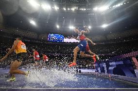 Paris 2024 - Morocco’s El Bakkali Takes Gold In Men's 3000m Steeplechase