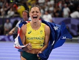 Paris 2024 - Australia’s Nina Kennedy Takes Gold In Women’s Pole Vault