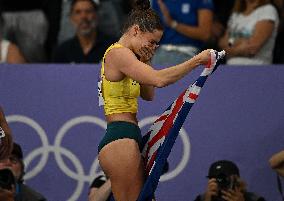 Paris 2024 - Australia’s Nina Kennedy Takes Gold In Women’s Pole Vault