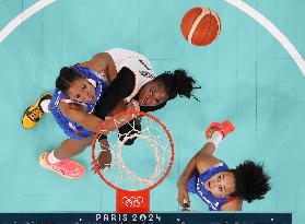 Paris 2024 - France Defeats Germany In Their Women's Basketball Quarterfinal