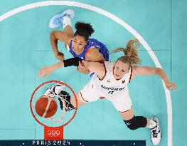 Paris 2024 - France Defeats Germany In Their Women's Basketball Quarterfinal