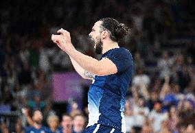 Paris 2024 - France Defeat Italy In Their Men's Volleyball Semifinal