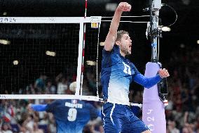 Paris 2024 - France Defeat Italy In Their Men's Volleyball Semifinal