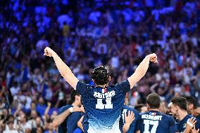 Paris 2024 - France Defeat Italy In Their Men's Volleyball Semifinal