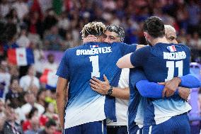 Paris 2024 - France Defeat Italy In Their Men's Volleyball Semifinal