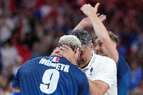 Paris 2024 - France Defeat Italy In Their Men's Volleyball Semifinal