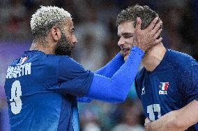 Paris 2024 - France Defeat Italy In Their Men's Volleyball Semifinal