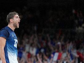 Paris 2024 - France Defeat Italy In Their Men's Volleyball Semifinal