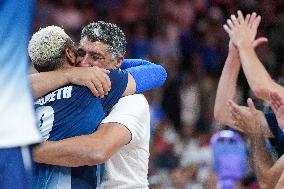 Paris 2024 - France Defeat Italy In Their Men's Volleyball Semifinal