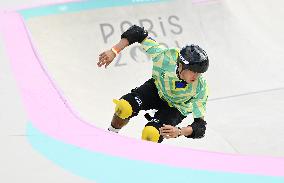 Paris 2024 - Australia’s Keegan Palmer Takes Gold In The Men's Park Of Skateboarding